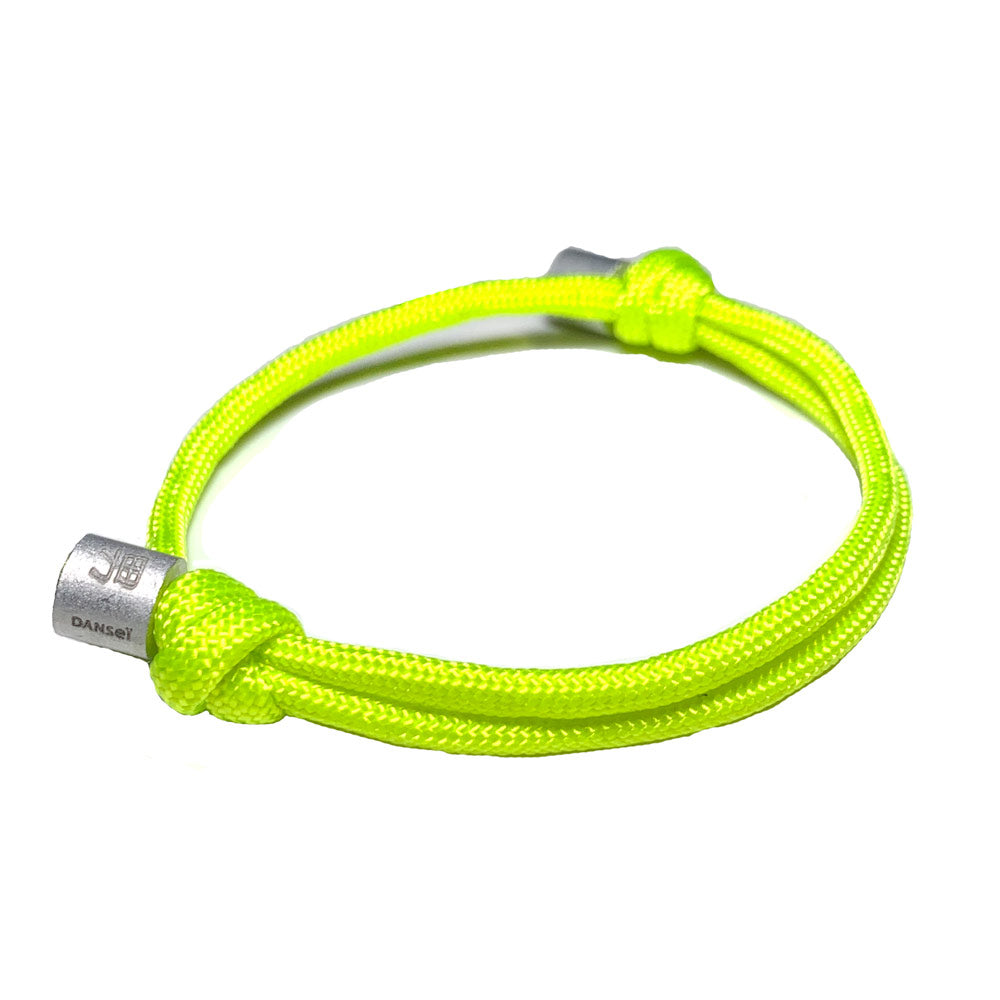 BRA333 - Bracelet en corde fluo