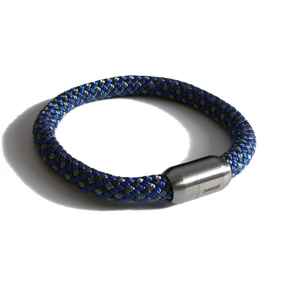 Bracelet en corde d'escalade bleu - BRA350 - DANSEI