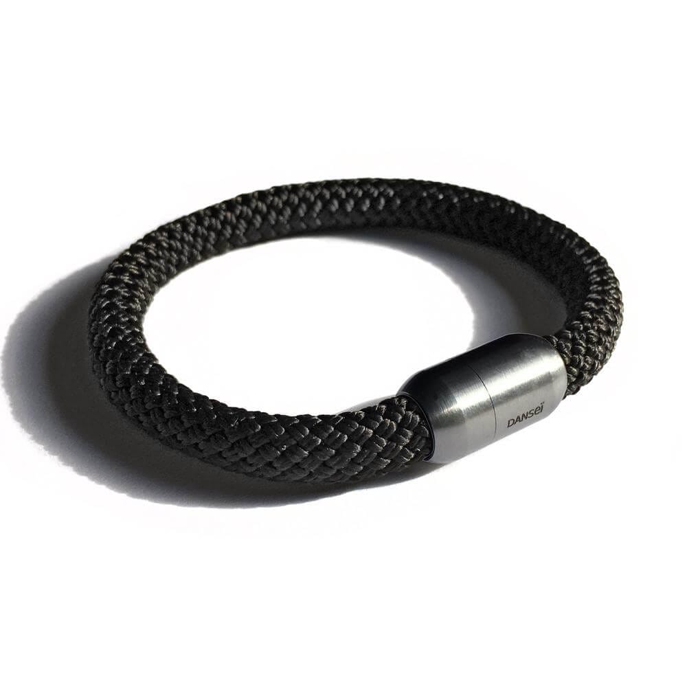 Bracelet en corde d'escalade noir - BRA350 - DANSEI